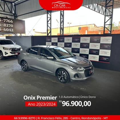CHEVROLET ONIX 1.0 TURBO FLEX PLUS PREMIER AUTOMÁTICO CHEVROLET ONIX 1.0 TURBO FLEX PLUS PREMIER AUTOMÁTICO